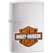 Zippo 2024 Zippo Hd Brushed Chrome Lighter, Harley Davidson Logo ZIP-200HD.H252 - alternate 1